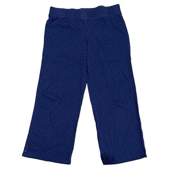 VICTORIA’S Secret Blue Polka Dot 2 Piece Pajama Set Sz M - Picture 7 of 11